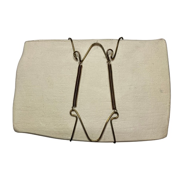 Carol Long Pottery Green Butterfly Relief Ceramic Wall Plaque Tile Handmade OS - Picture 13 of 13